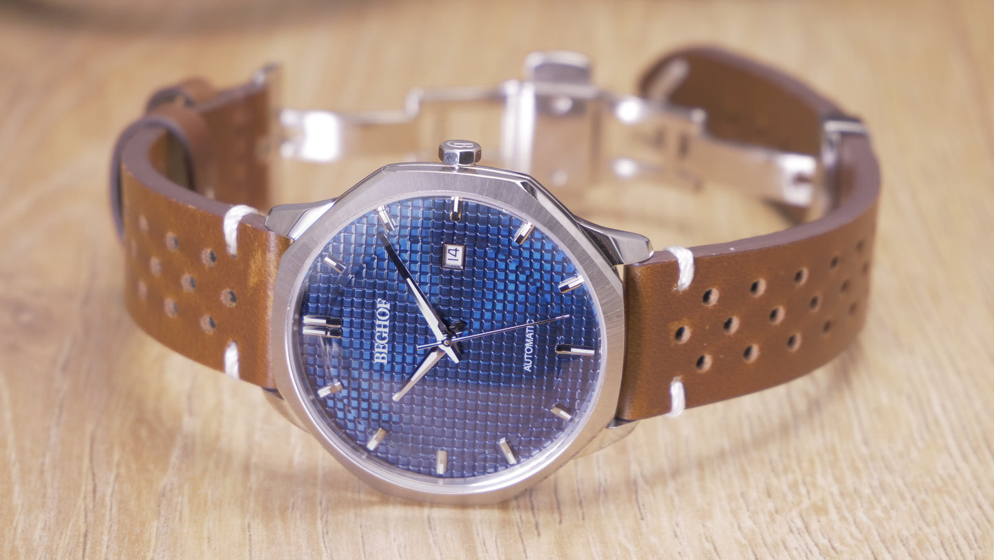 Junglestar blue leather