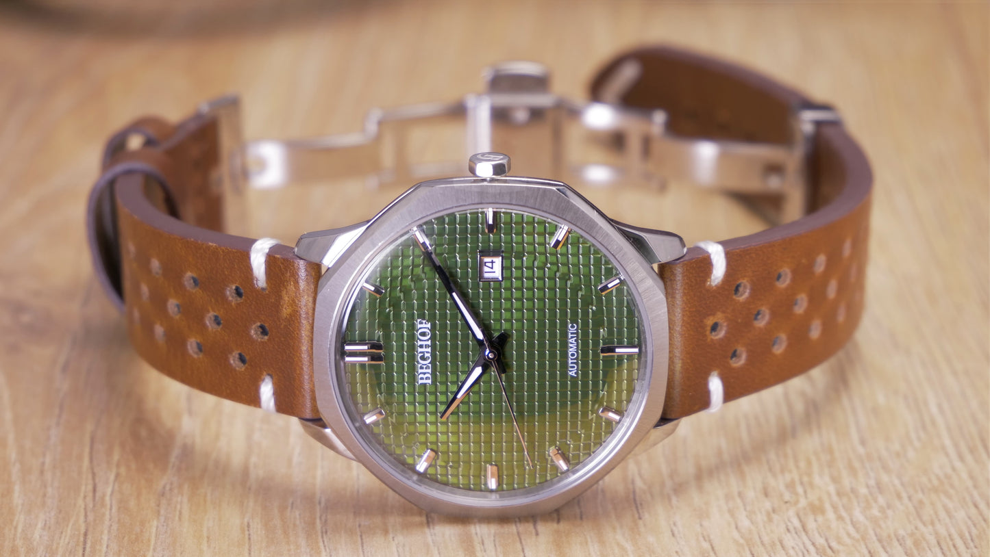Junglestar green leather