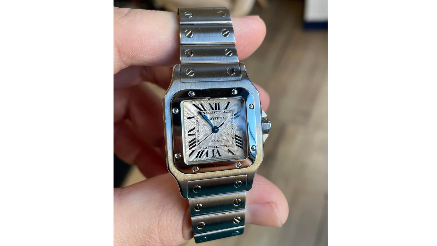 Cartier Santos galbée