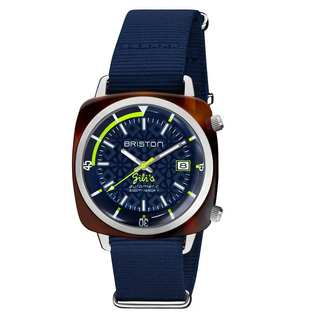 Vitruve GMT Green - leather strap