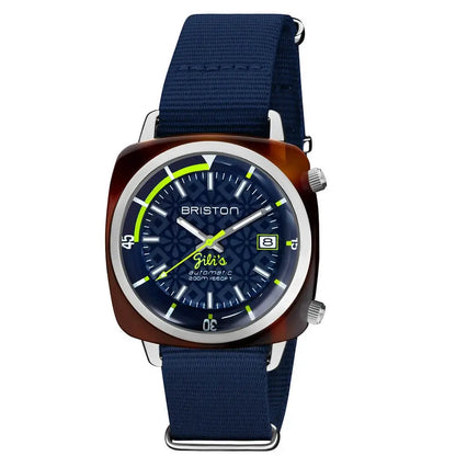 Vitruve GMT Green - leather strap