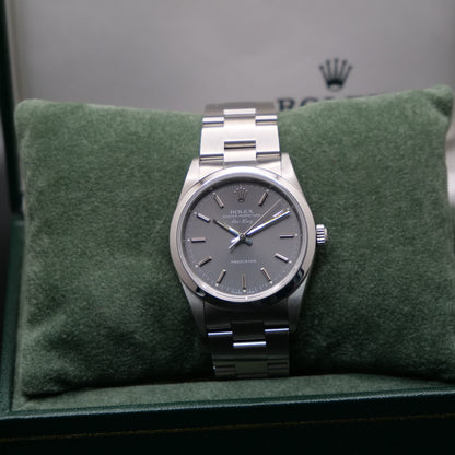 Rolex Air-king slate grey