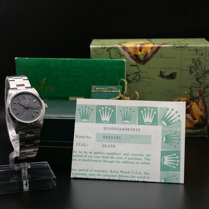 Rolex Air-king slate grey