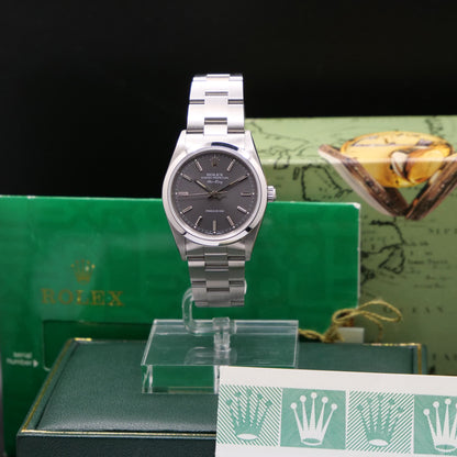 Rolex Air-king slate grey