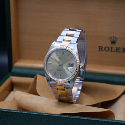 Rolex Oyster date Or/Acier
