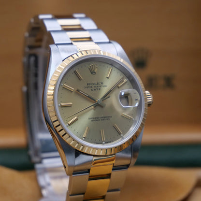 Rolex Oyster date Or/Acier