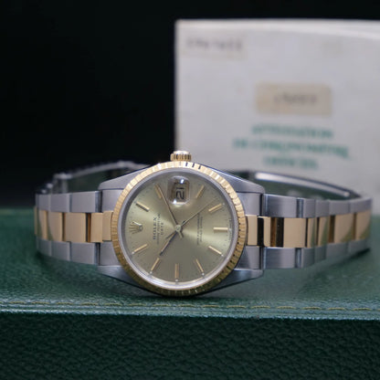 Rolex Oyster date Or/Acier