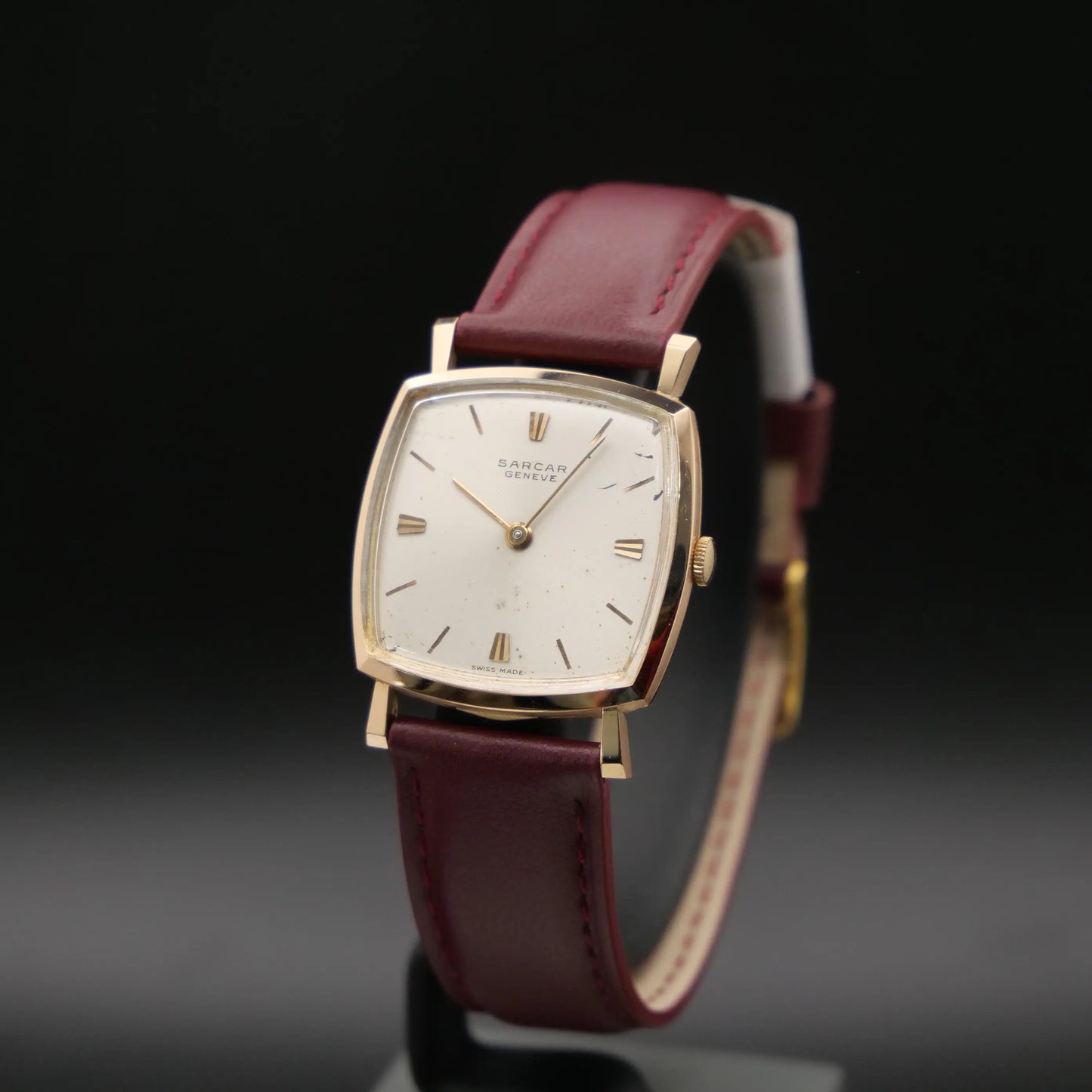 Sarcar or 18k années 50 28mm