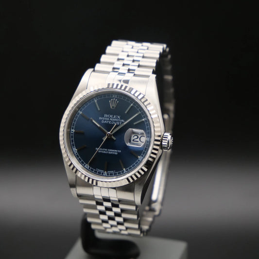 Rolex Datejust 16234 jubilee/cannelée 36mm