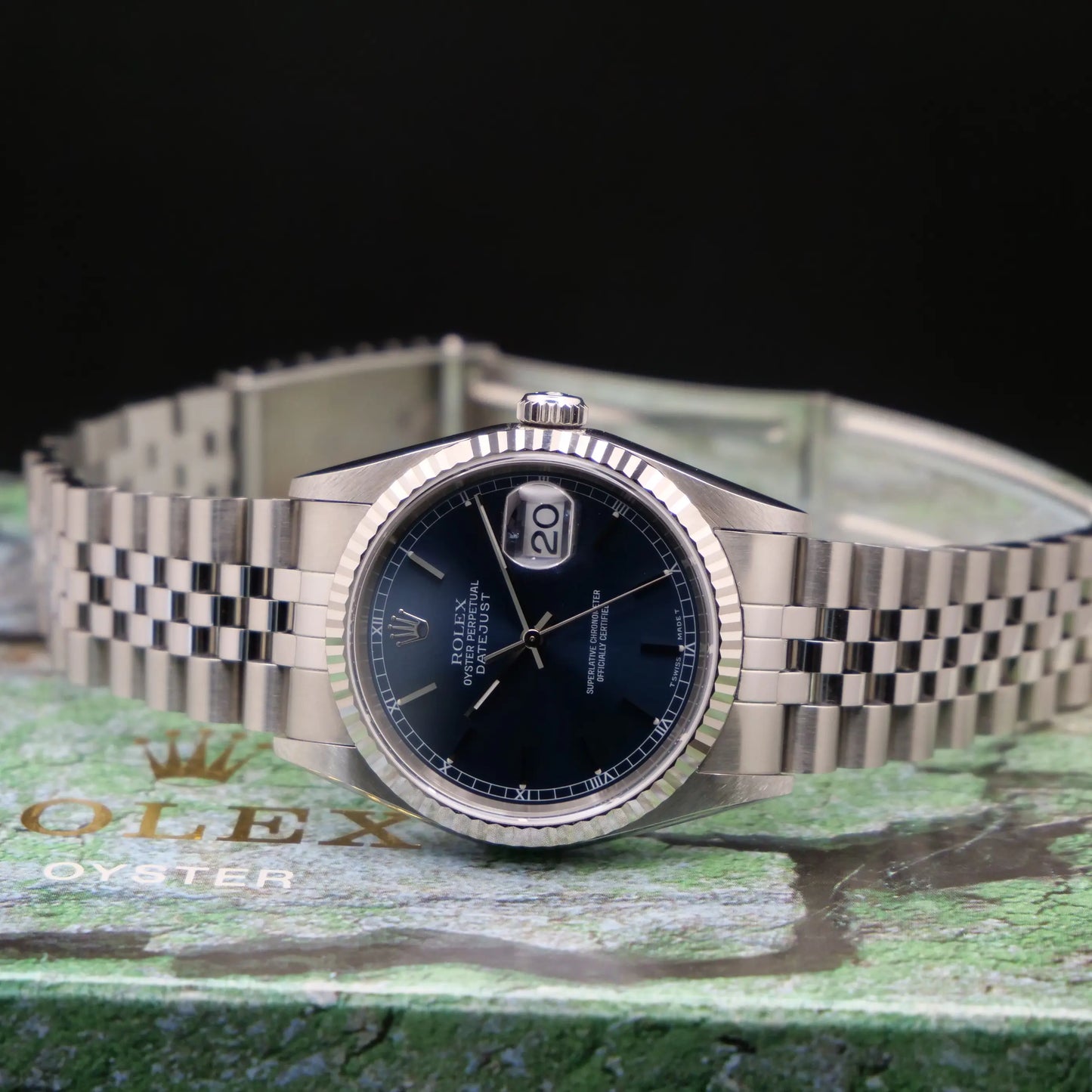 Rolex Datejust 16234 jubilee/cannelée 36mm
