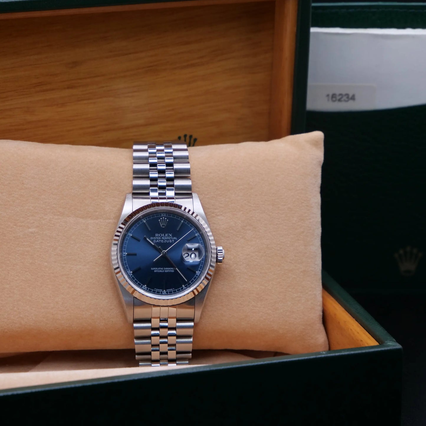 Rolex Datejust 16234 jubilee/cannelée 36mm