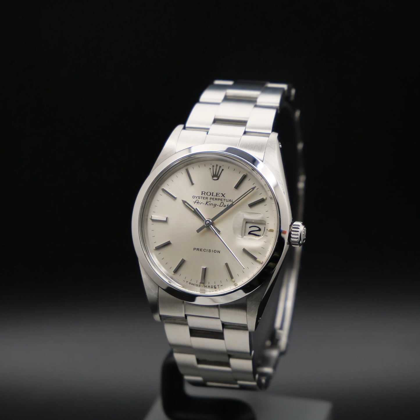 Rolex Airking date 5700 1986 34mm