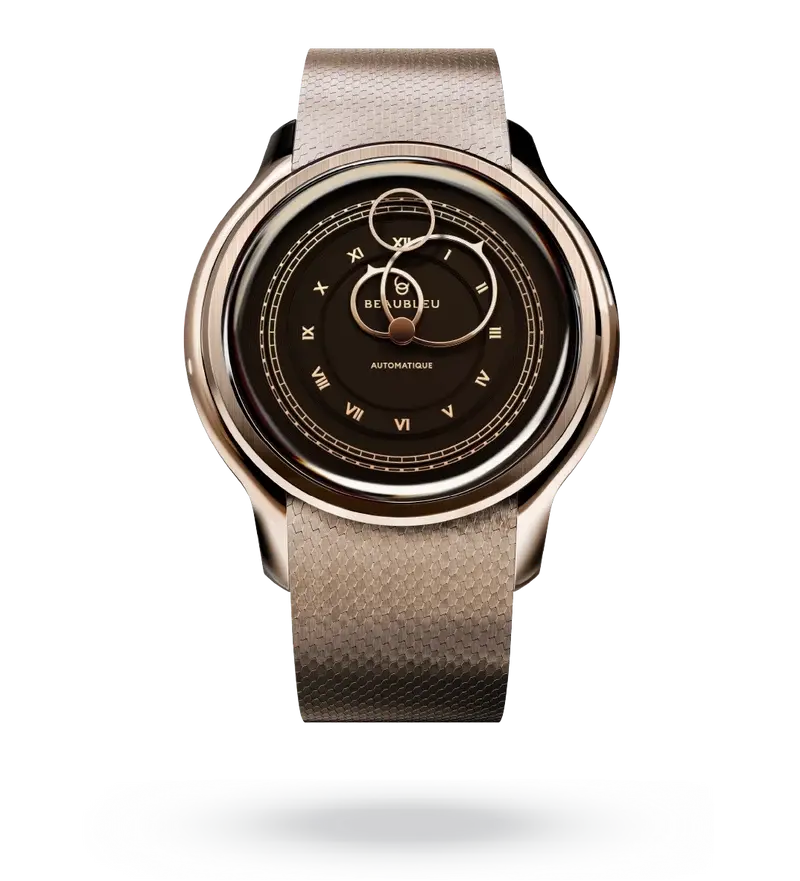 La pièce n°1 - Moka Acier or rose